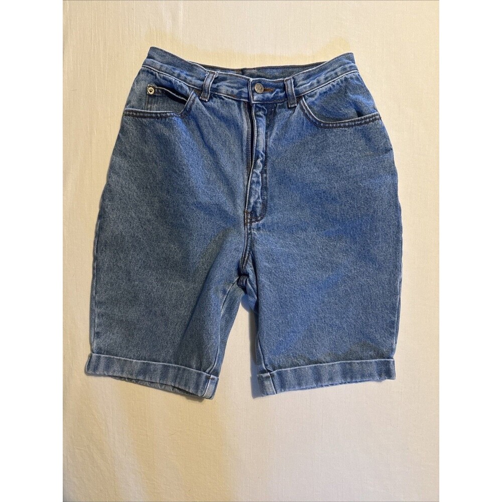 Vintage Gitano Denim Shorts Blue High Waisted Mom Style- Size 11/12 VTG